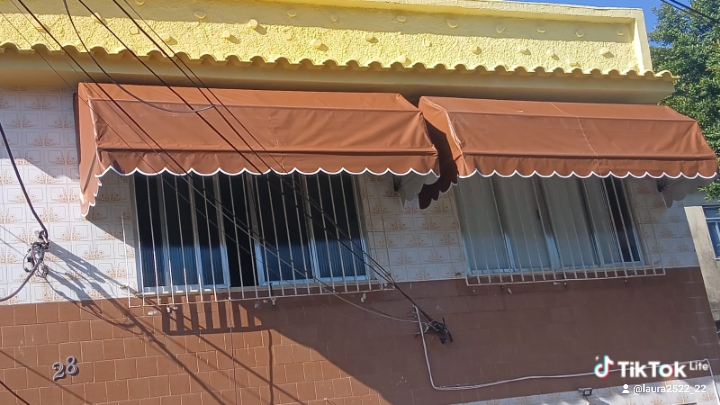 Cobertura metálica instalada pela LeM